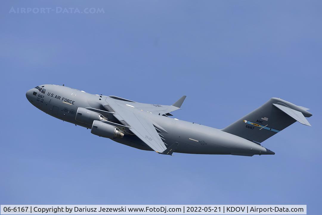 06-6167, 2006 Boeing C-17A Globemaster III C/N P-167, C-17A Globemaster 06-6167  from 3rd ARS 