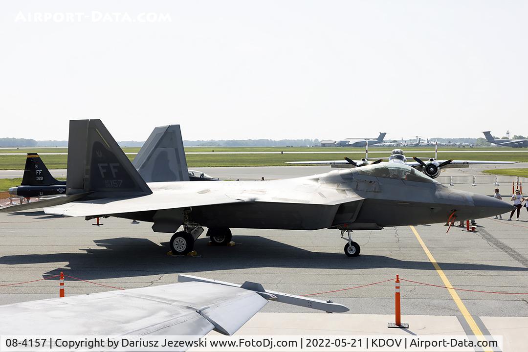 08-4157, 2008 Lockheed F-22A Raptor C/N 4157, F-22 Raptor 08-4157 FF from 27th FS 
