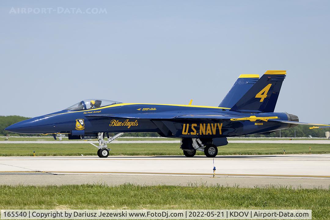 165540, Boeing F/A-18E Super Hornet C/N 1488/E013, F/A-18E Super Hornet 165540 C/N 1488 from Blue Angels Demo Team  NAS Pensacola, FL