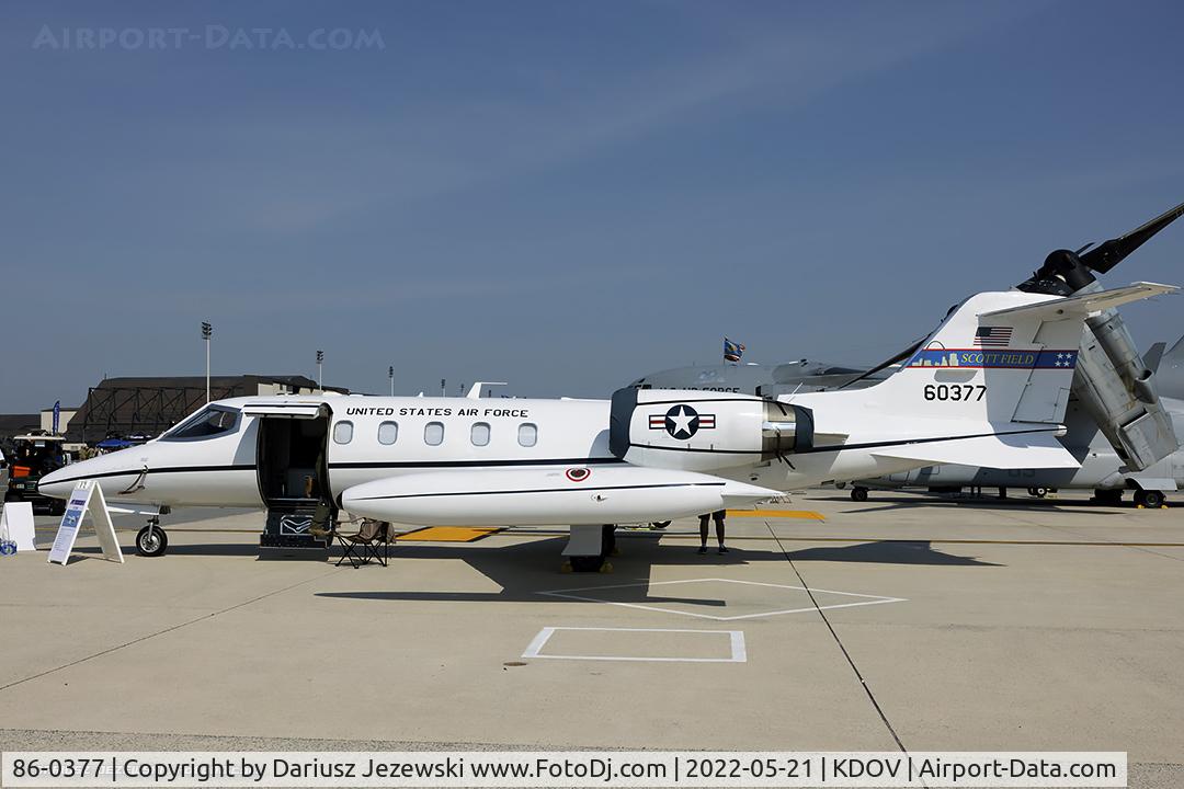86-0377, 1985 Gates Learjet C-21A C/N 35A-629, C-21A Learjet 86-0377  from 458th AS 375th AW Scott AFB, IL