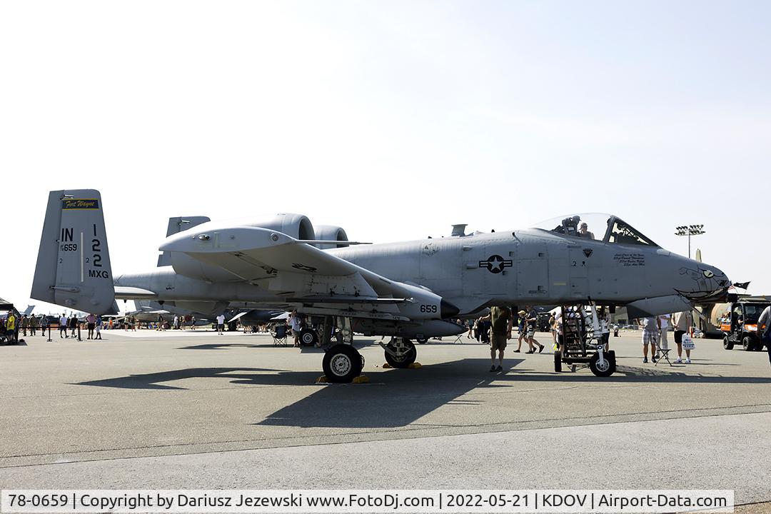 78-0659, 1978 Fairchild Republic A-10C Thunderbolt II C/N A10-0279, A-10A Thunderbolt 78-0659 IN from 163rd FS 