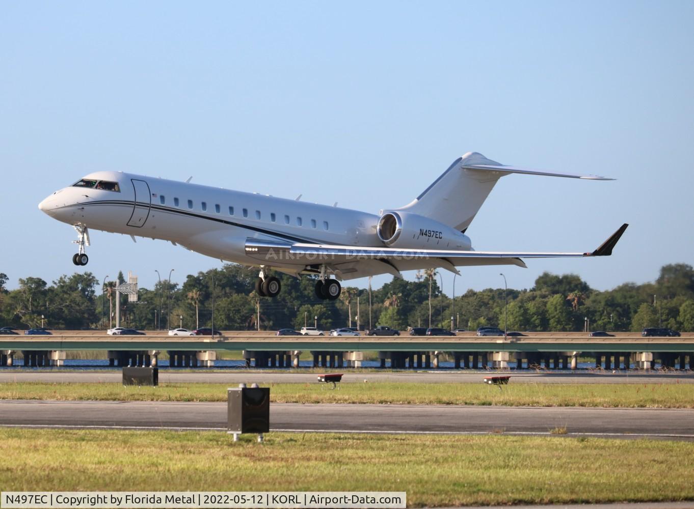 N497EC, 2010 Bombardier BD-700-1A10 Global Express XRS C/N 9396, ORL 2022