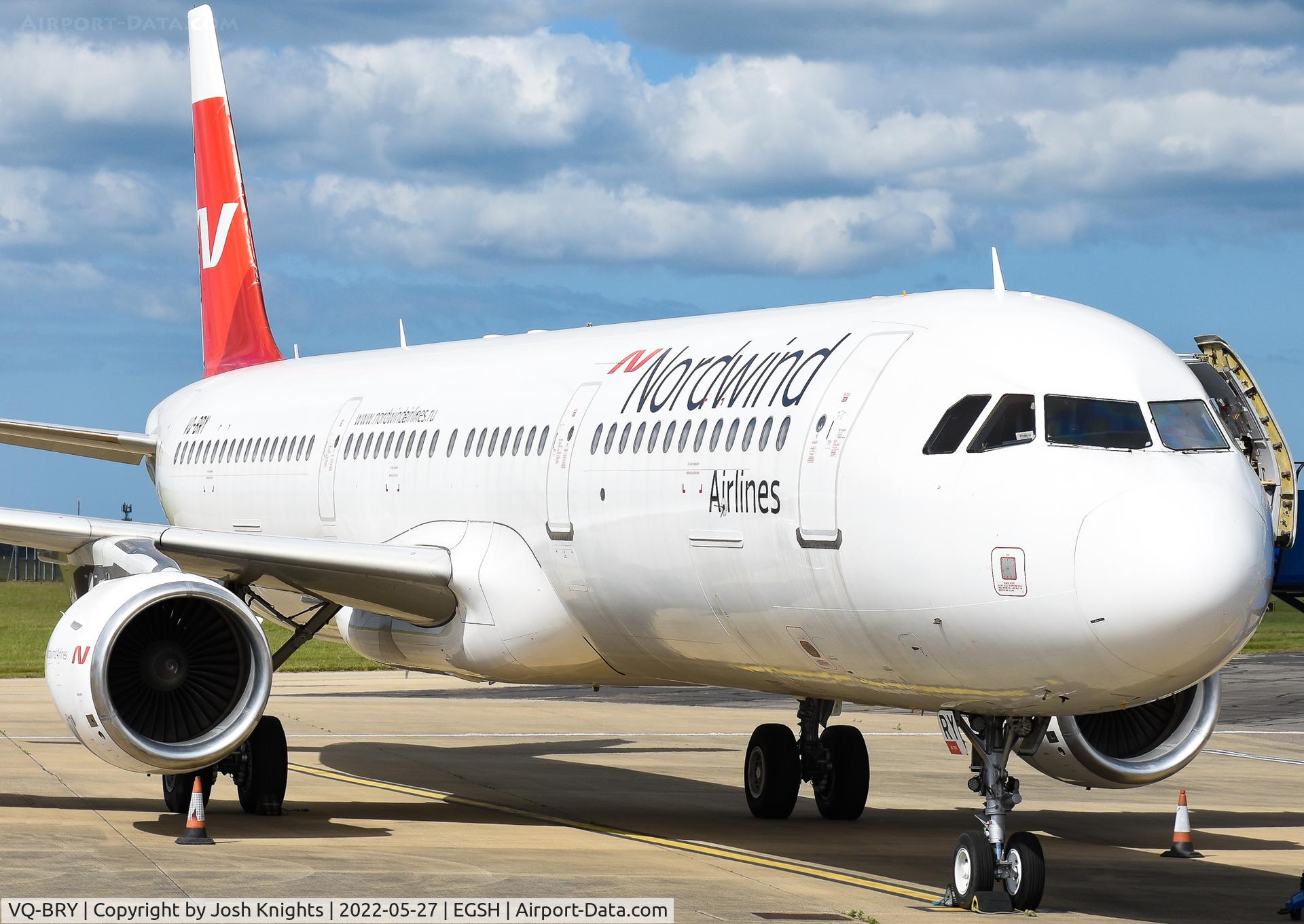 VQ-BRY, 2015 Airbus A321-211 C/N 6515, On Stand After Arrival For Respray.