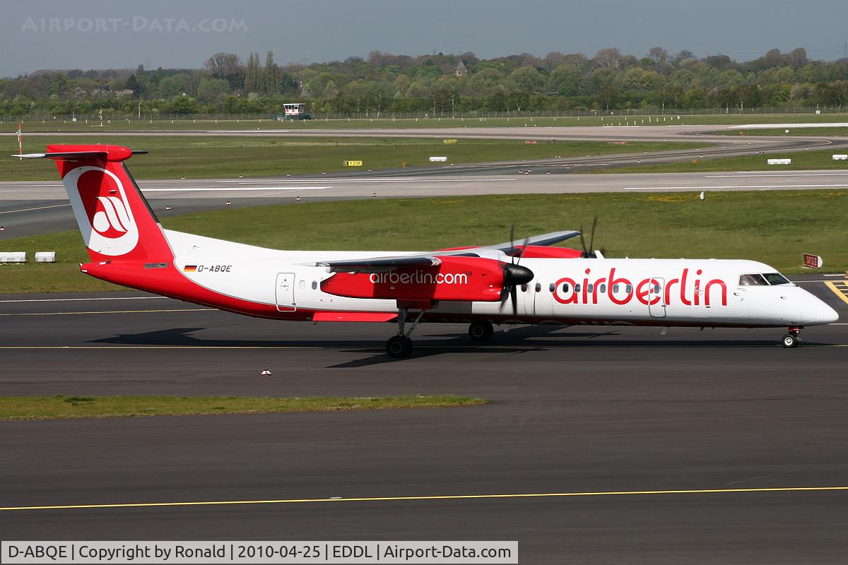 D-ABQE, 2009 De Havilland Canada DHC-8-402Q Dash 8 C/N 4239, at dus