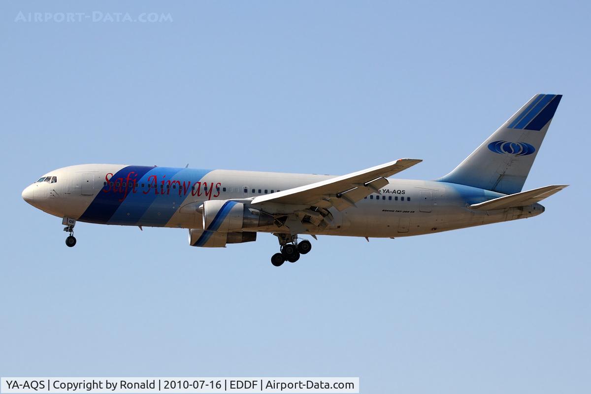YA-AQS, 1987 Boeing 767-2J6/ER C/N 23745, at fra