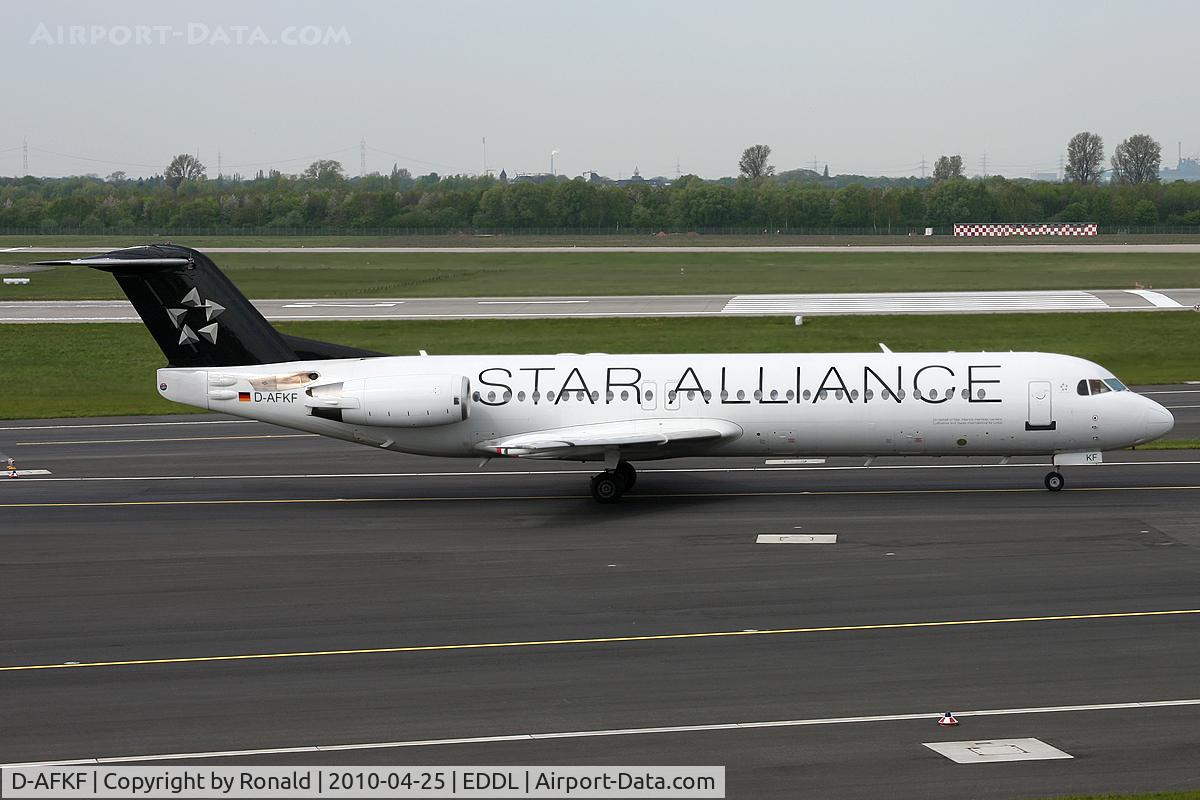 D-AFKF, 1994 Fokker 100 (F-28-0100) C/N 11470, at dus