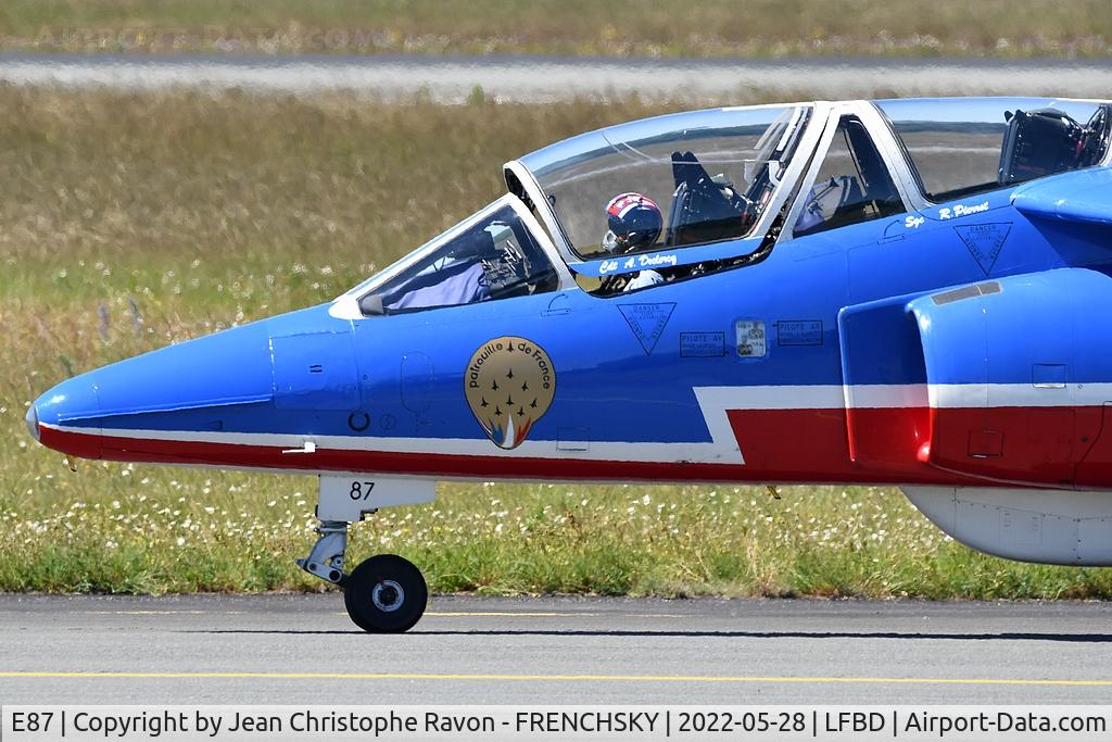 E87, Dassault-Dornier Alpha Jet E C/N E87, Patrouille de France, Commandant Aurélien Declercq - Athos 4
