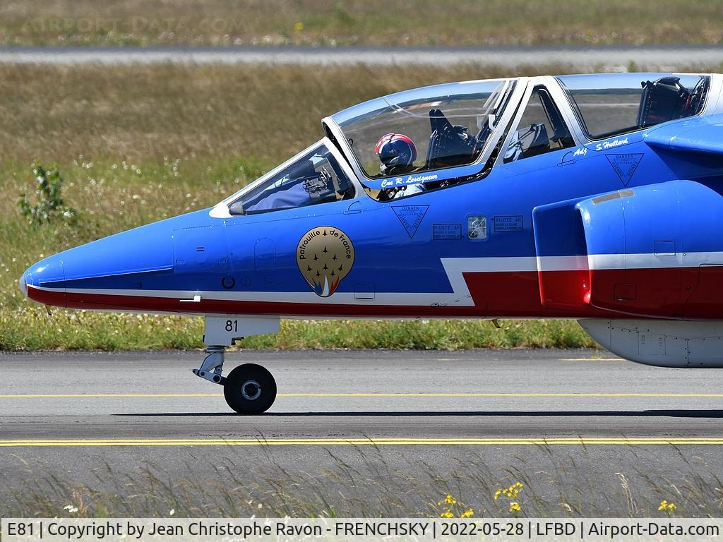 E81, Dassault-Dornier Alpha Jet E C/N E81, Patrouille de France, Capitaine Romain LESEIGNEUR