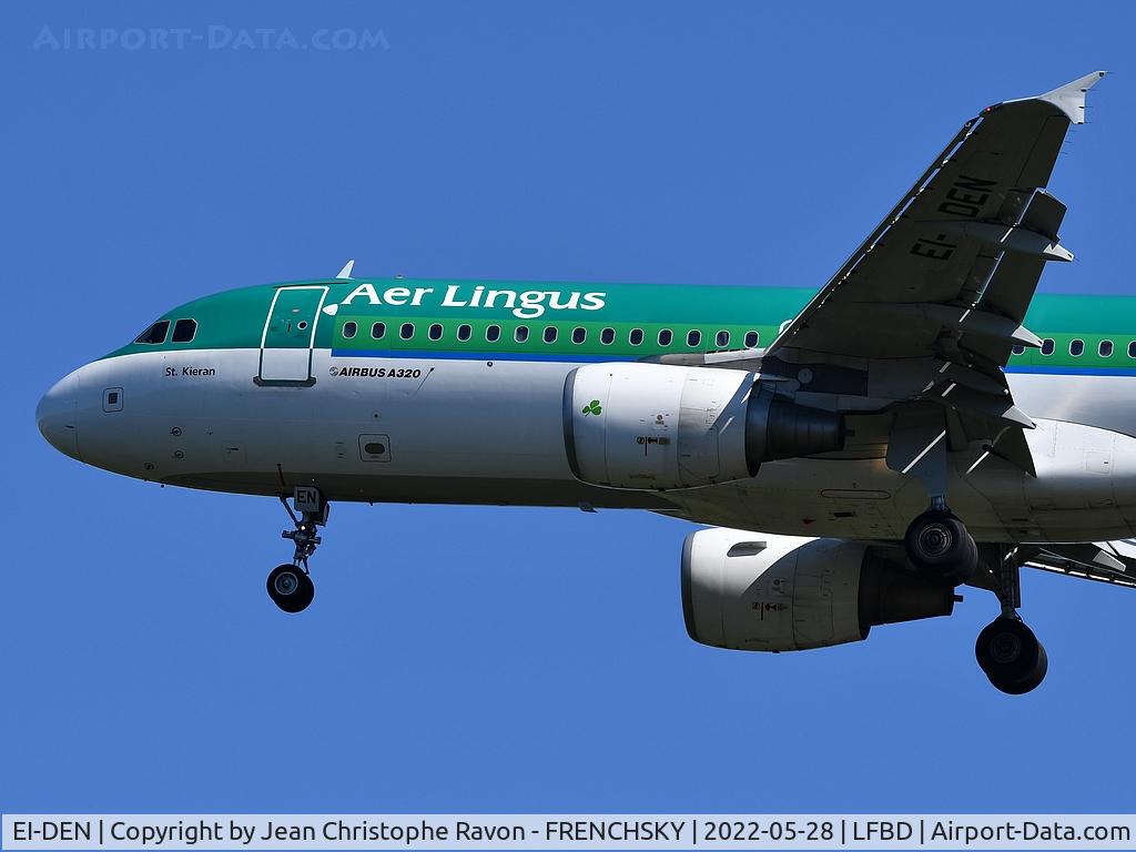 EI-DEN, 2005 Airbus A320-214 C/N 2432, Dublin (DUB)	Bordeaux (BOD)	EI506