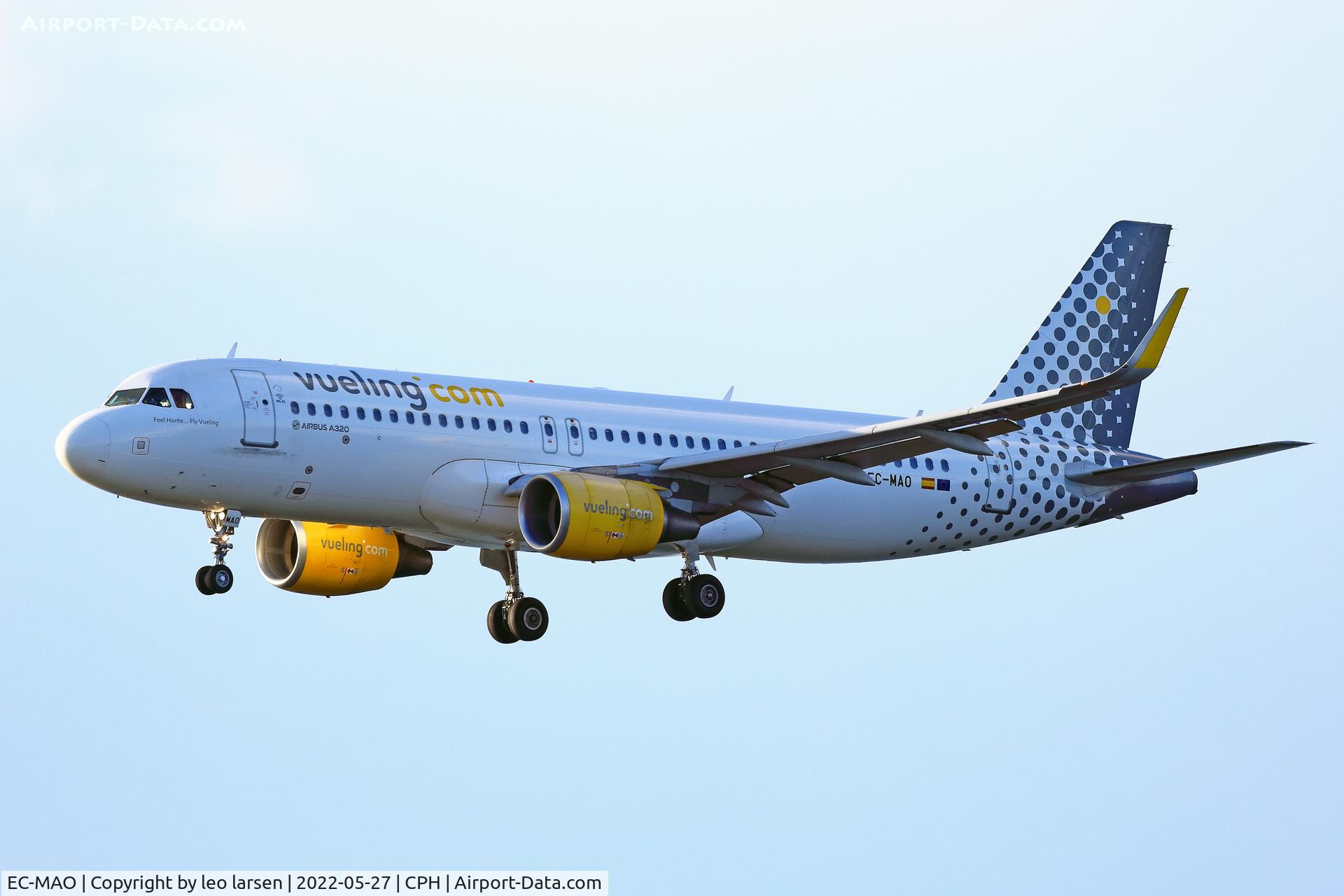 EC-MAO, 2014 Airbus A320-214 C/N 6081, Copenhagen 27.5.2022
