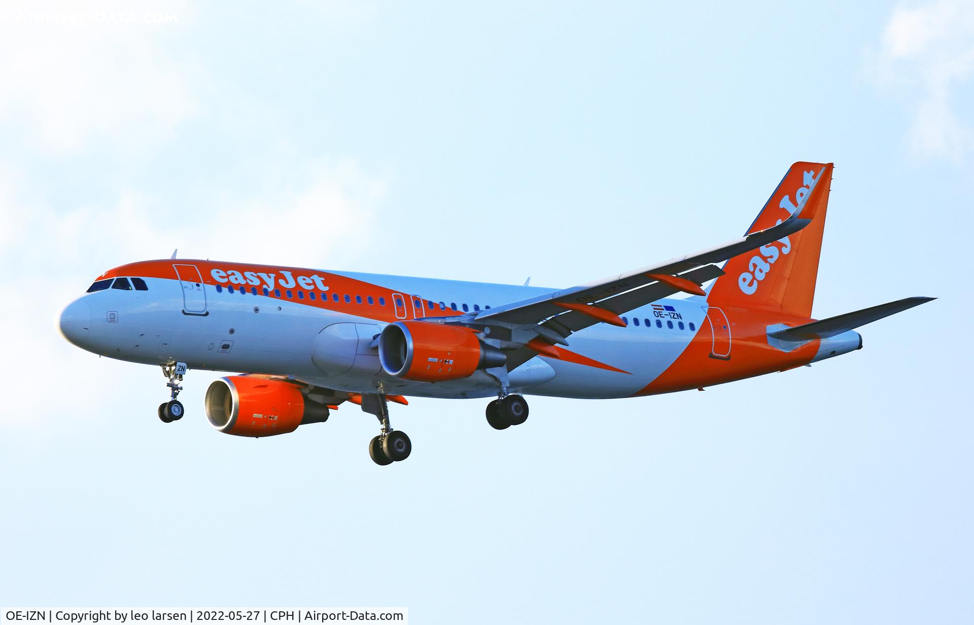 OE-IZN, 2016 Airbus A320-214 C/N 6966, Copenhagen 27.5.2022