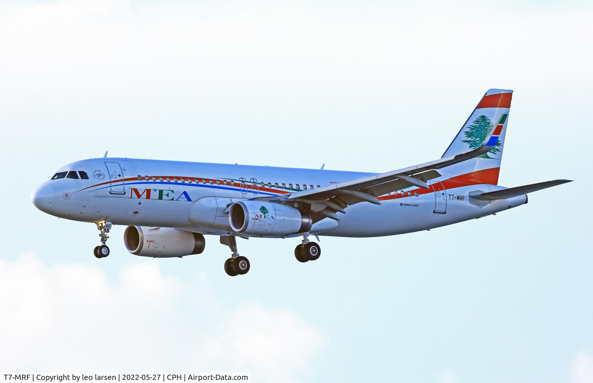 T7-MRF, 2016 Airbus A320-232 C/N 7006, Copenhagen 27.5.2022