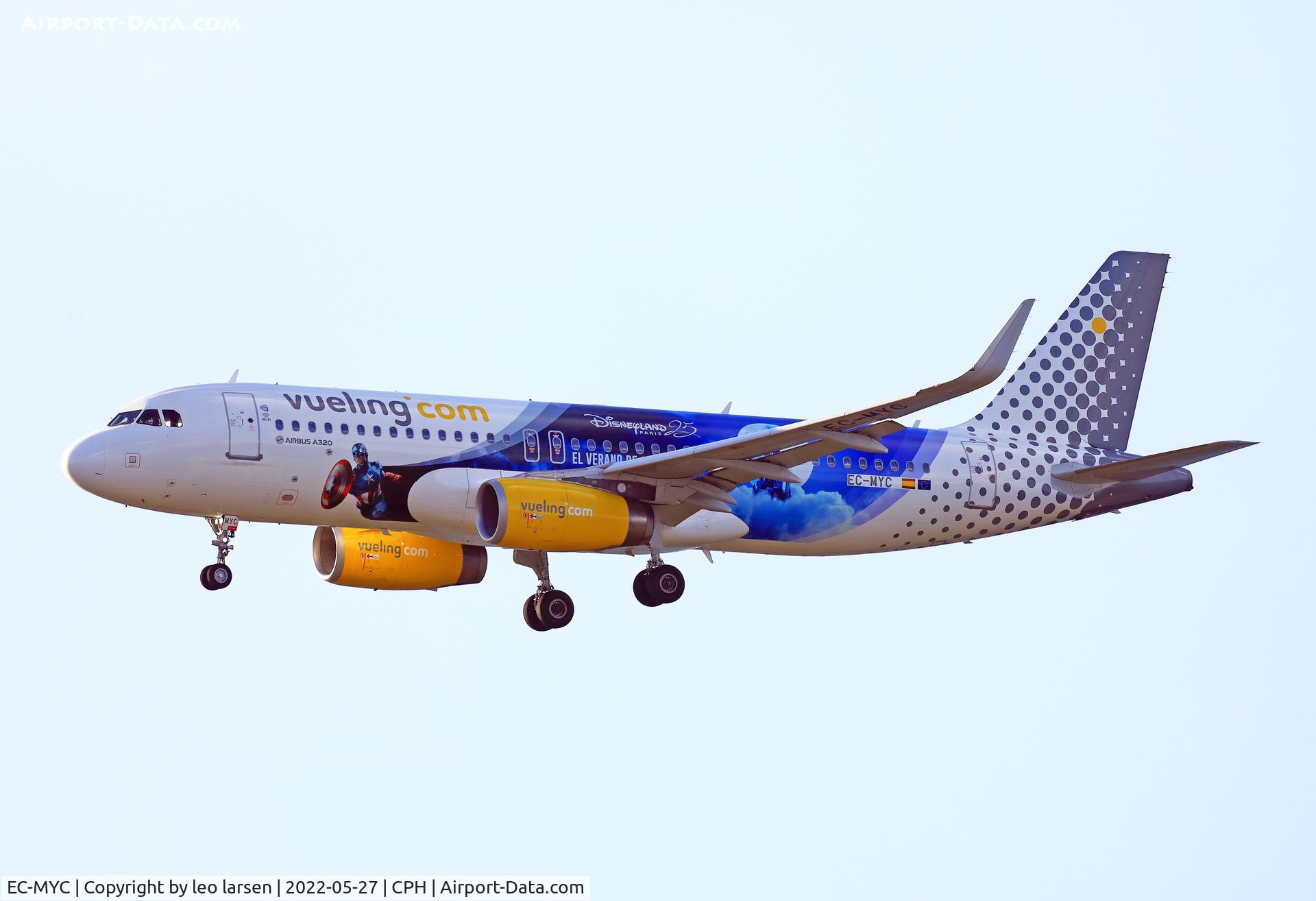 EC-MYC, 2018 Airbus A320-232 C/N 8238, Copenhagen 27.5.2022