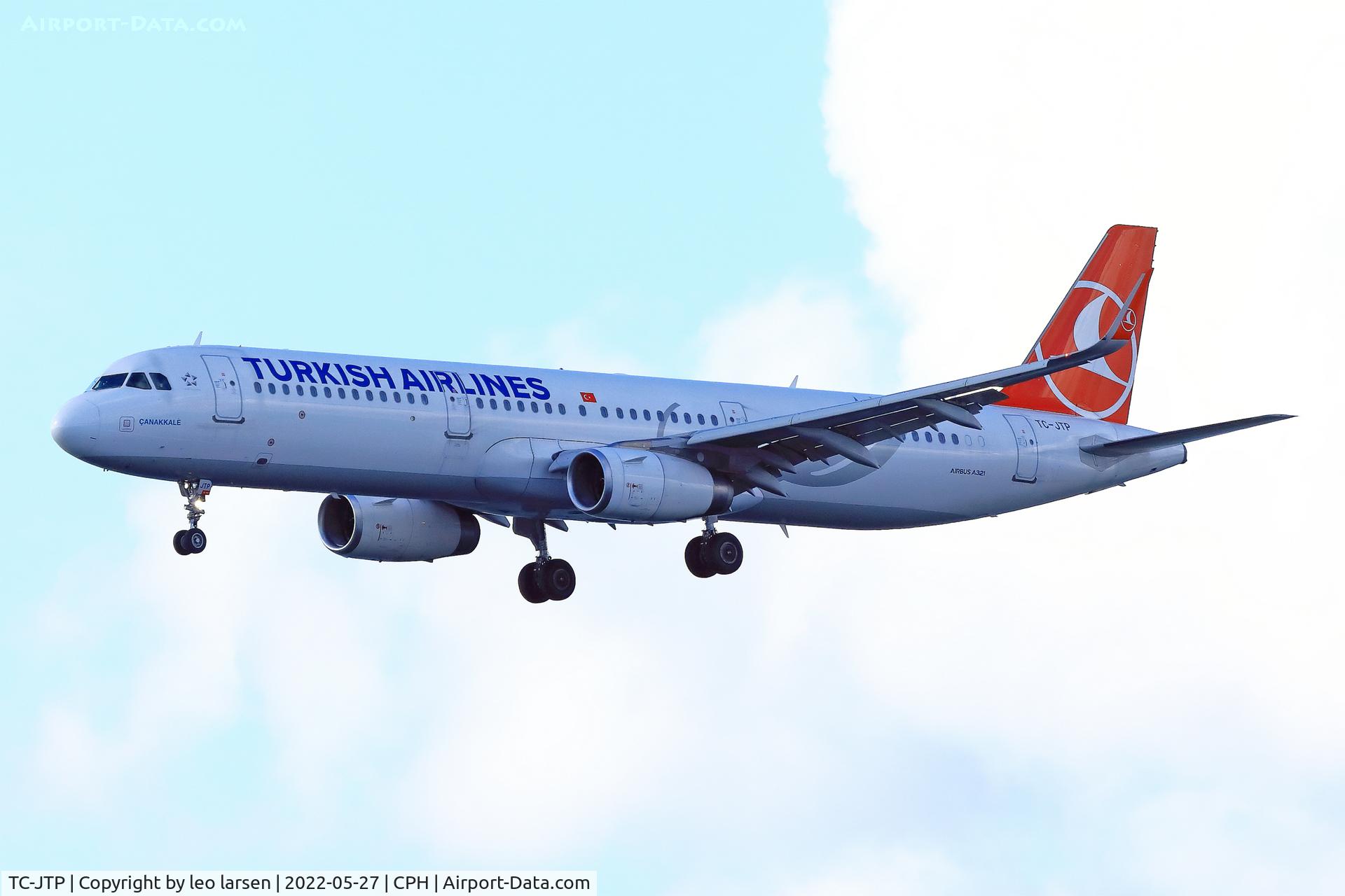 TC-JTP, 2017 Airbus A321-231 C/N 7516, Copenhagen 27.5.2022