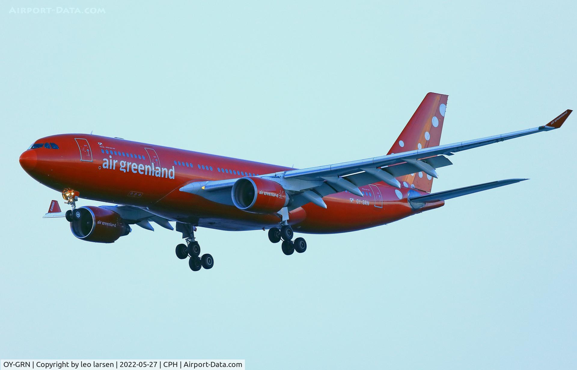 OY-GRN, 1998 Airbus A330-223 C/N 230, Copenhagen 27.5.2022