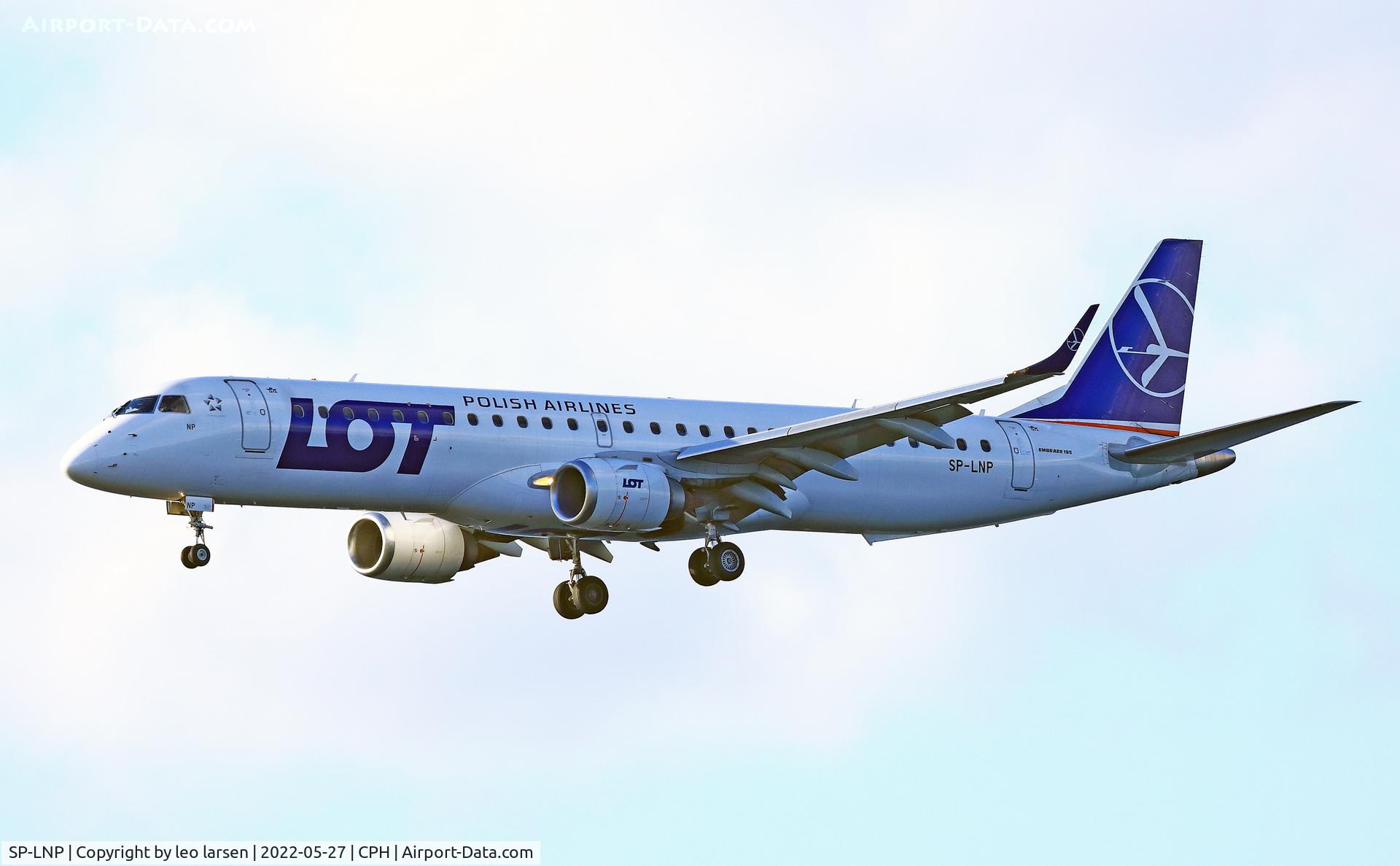 SP-LNP, 2007 Embraer 195LR (ERJ-190-200LR) C/N 19000093, Copenhagen 27.5.2022