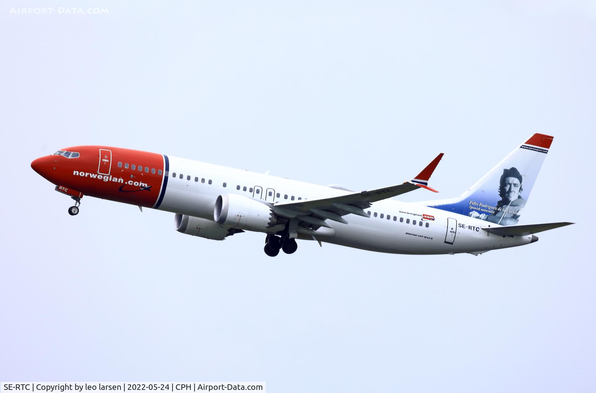 SE-RTC, 2018 Boeing 737-8 MAX C/N 63973, Copenhagen 24.5.2022