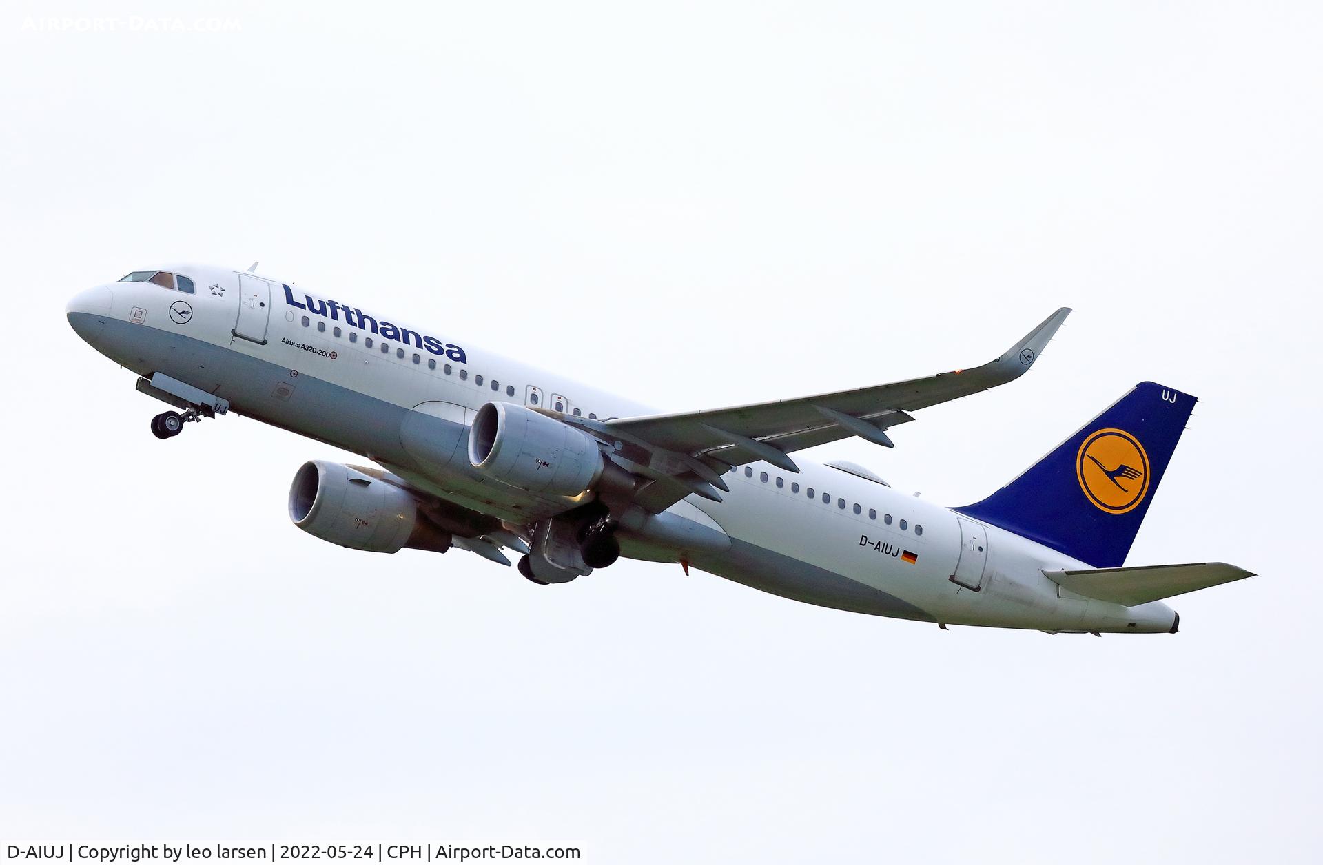 D-AIUJ, 2014 Airbus A320-214 C/N 6301, Copenhagen 24.5.2022