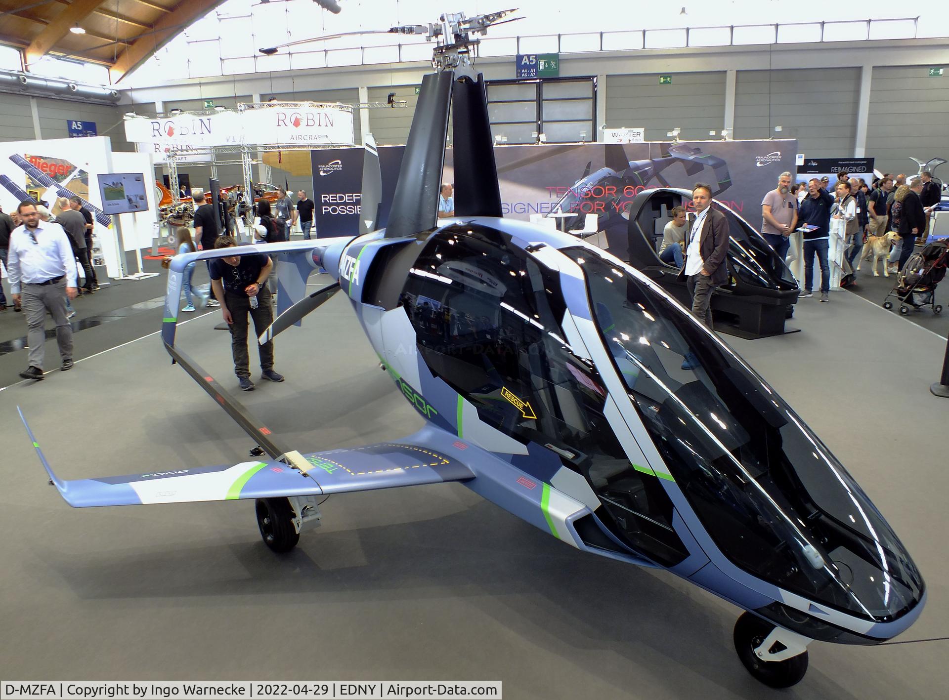 D-MZFA, Fraundorfer Aeronautics AG Tensor 600X C/N not found_D-MZFA, Fraundorfer Aeronautics Tensor 600X at the AERO 2022, Friedrichshafen