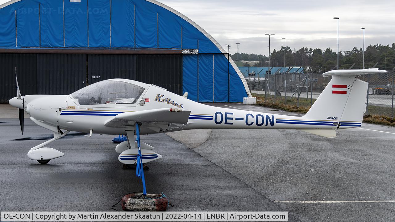 OE-CON, HOAC DV-20 Katana C/N 20108, Parked outside the local aeroclub.