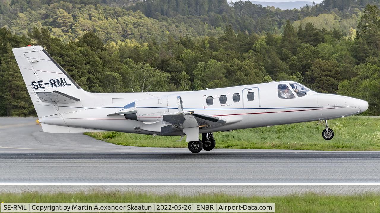 SE-RML, 1981 Cessna 501 C/N 501-0232, Takeoff rwy. 17.