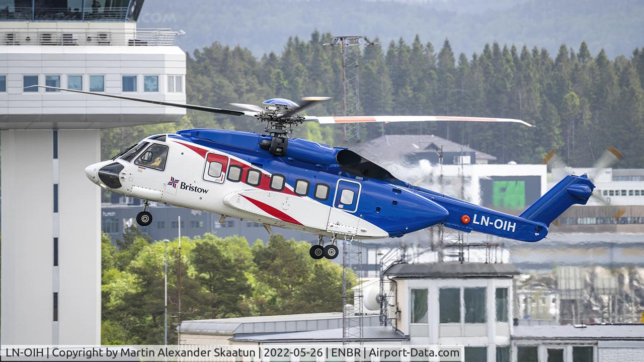 LN-OIH, 2013 Sikorsky S-92A C/N 920224, Landing 