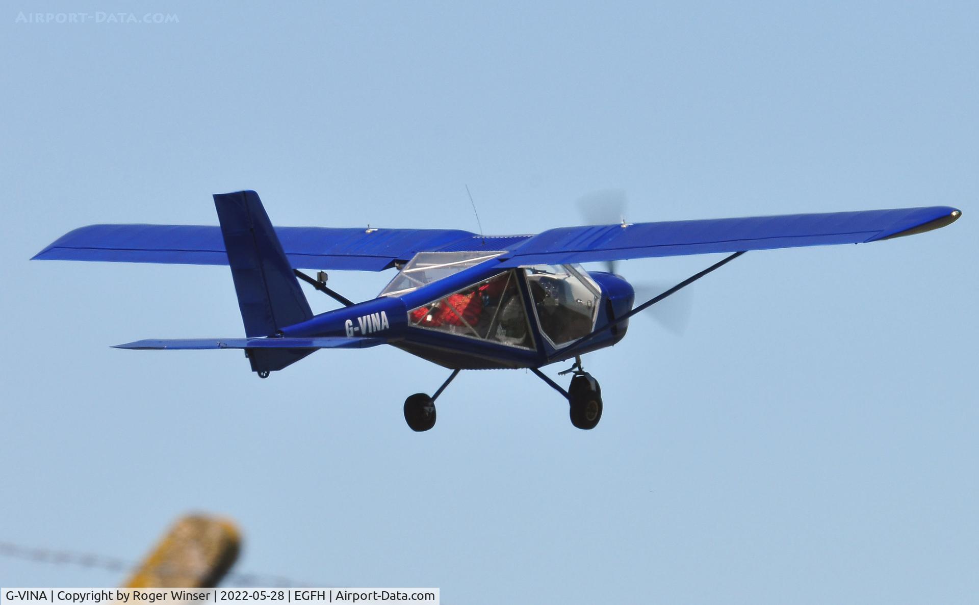 G-VINA, 2013 Aeroprakt A-22L Foxbat C/N LAA 317A-14977, Visiting Foxbat departing Runway 04.