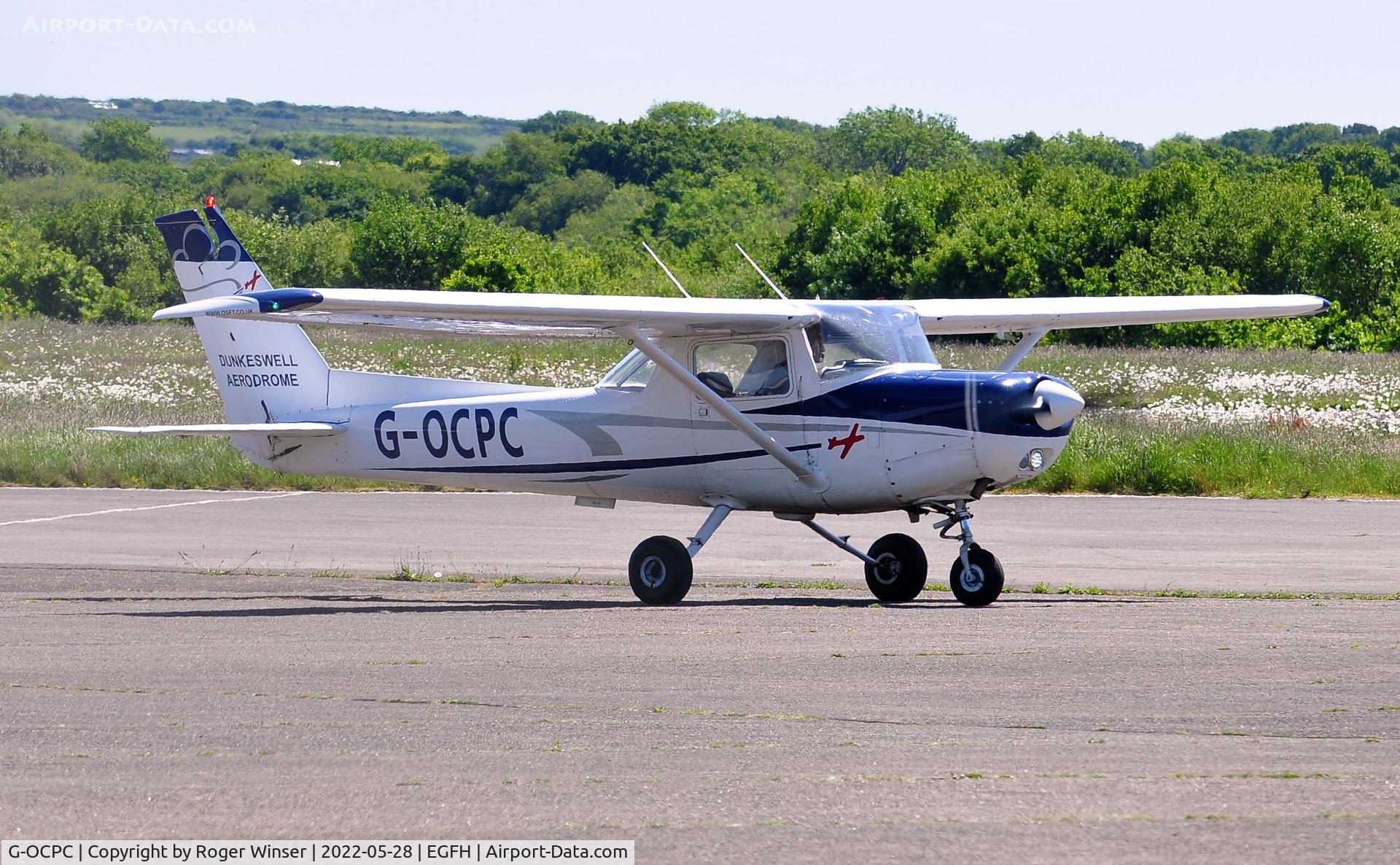 G-OCPC, 1978 Reims FA152 Aerobat C/N 0343, Visiting FA152 operated by the Devon and Somerset Flight Centre.