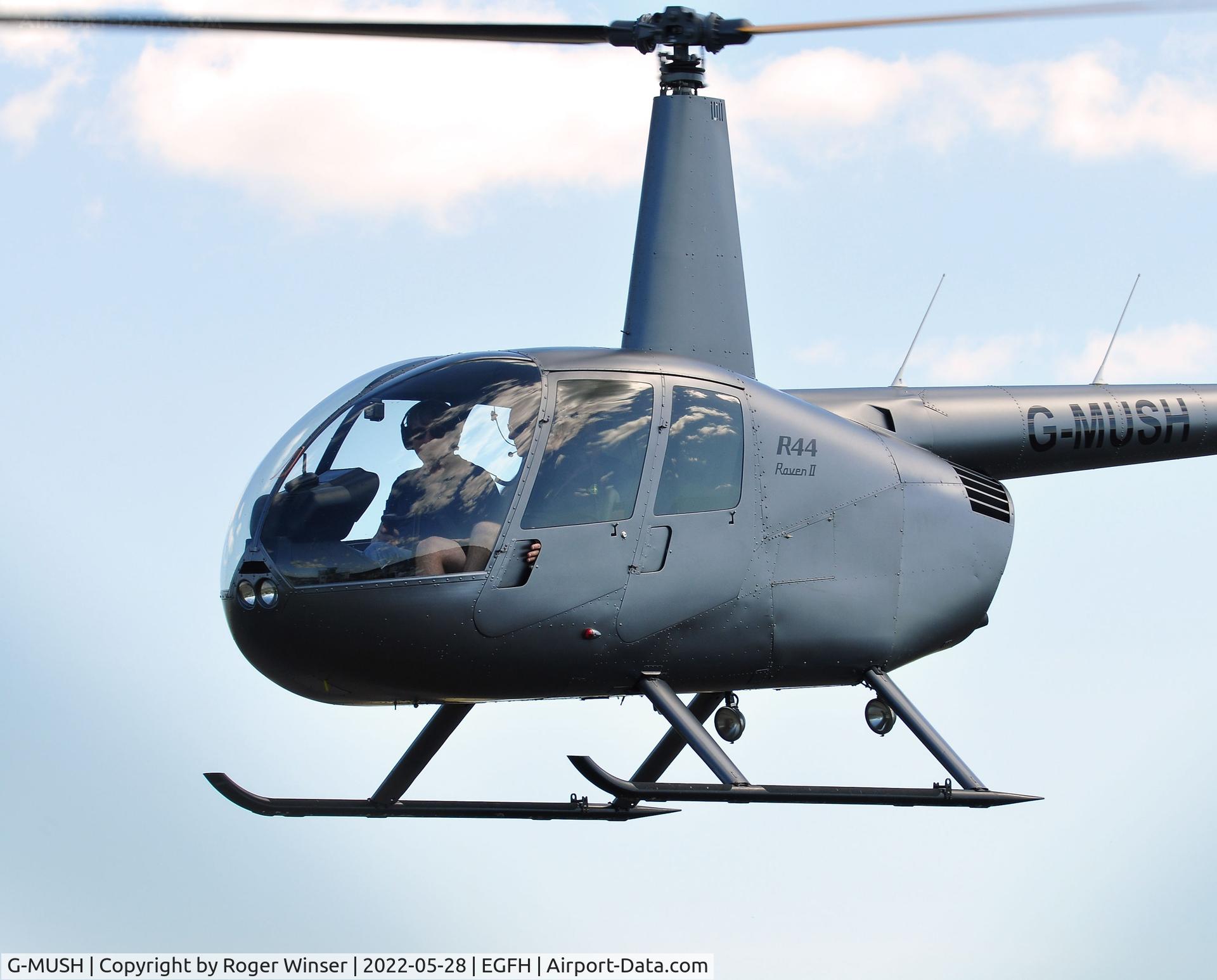 G-MUSH, 2004 Robinson R44 II C/N 10278, Resident R44.
