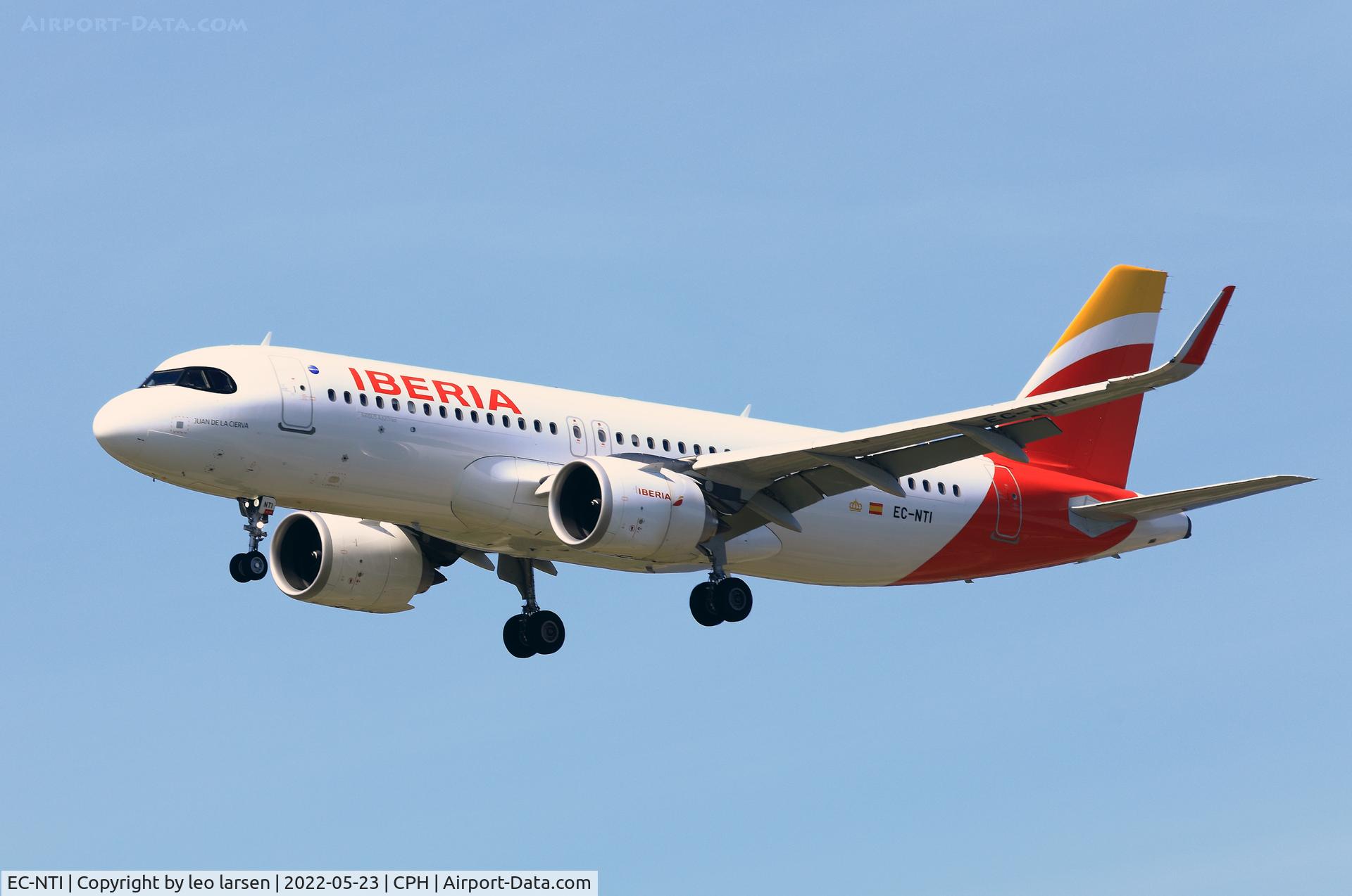 EC-NTI, 2021 Airbus A320-251NEO C/N 10706, Copenhagen 23.5.2022