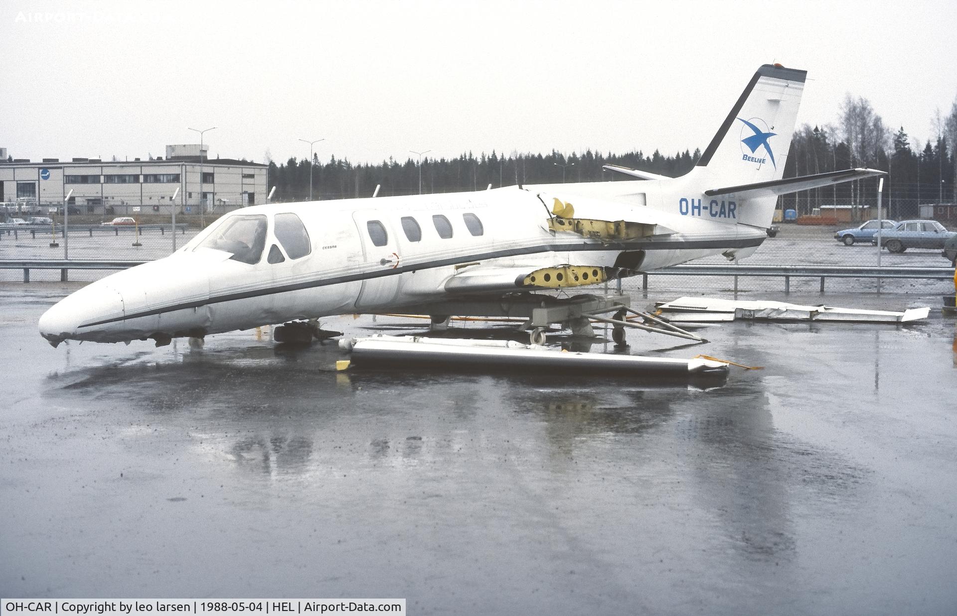 OH-CAR, 1974 Cessna 500 Citation C/N 500-0144, Helsinki 4.5.1988