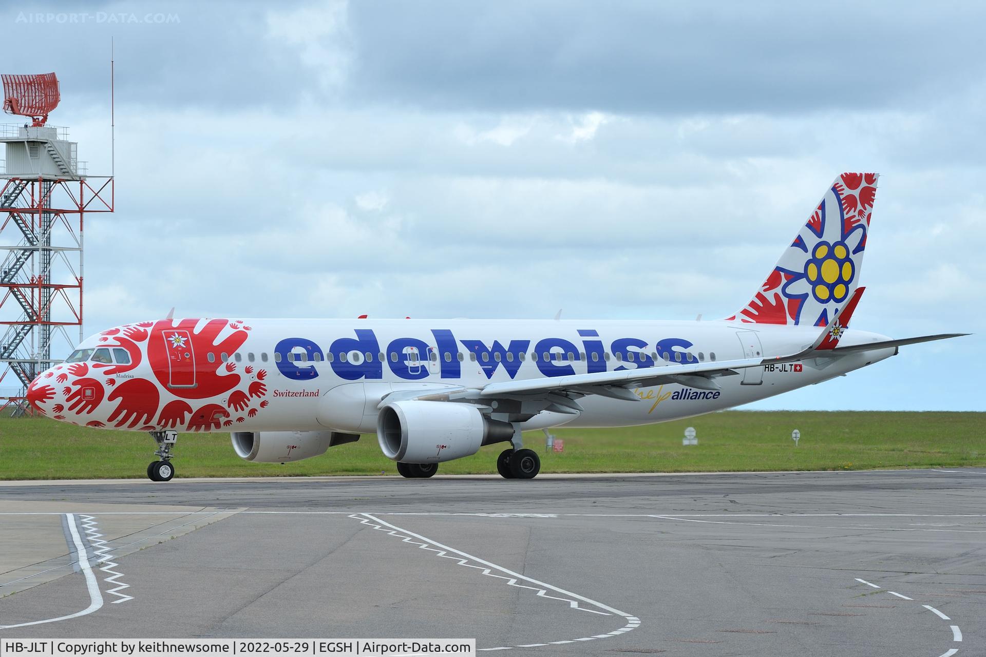 HB-JLT, 2013 Airbus A320-214 C/N 5518, Removed from spray shop with Edelweiss 'Help Alliance' colour scheme.
