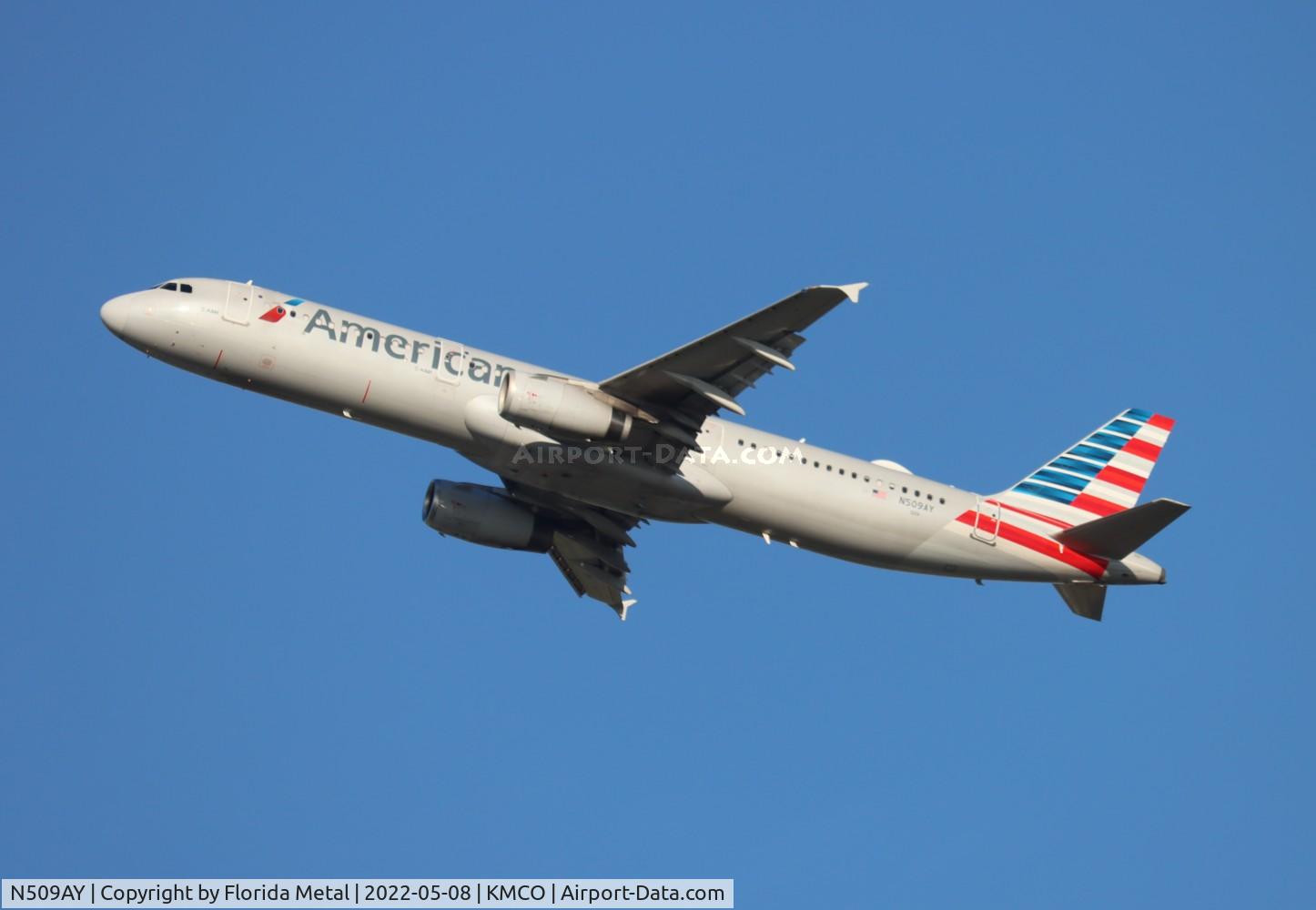 N509AY, 2009 Airbus A321-231 C/N 3796, MCO 2022