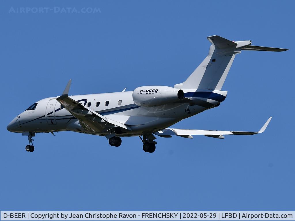 D-BEER, 2015 Embraer EMB-550 Legacy 500 C/N 55000031, Air Hamburg Private Jets landing runway 05