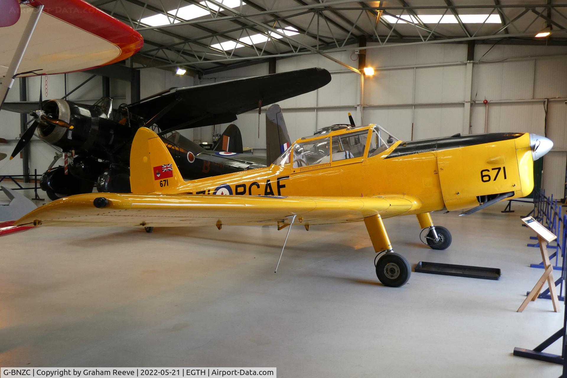 G-BNZC, 1952 De Havilland DHC-1 Chipmunk 22 C/N C1/0778, On display at the Shuttleworth Collection, Old Warden.