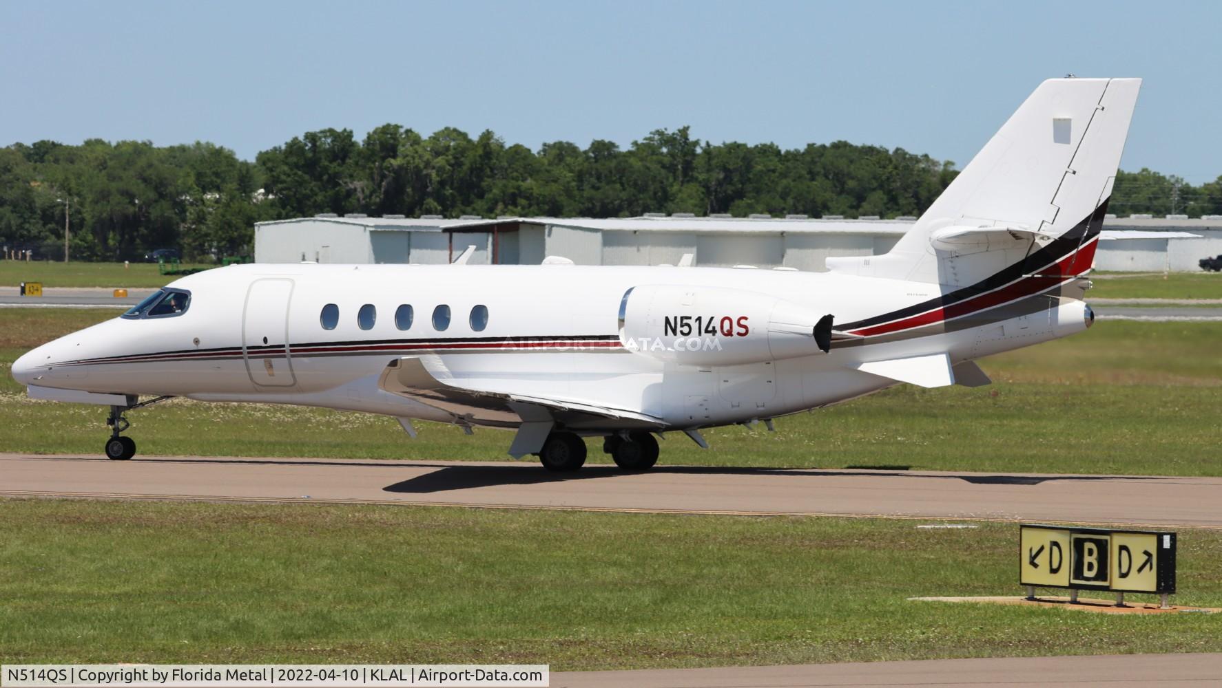 N514QS, 2016 Cessna 680A Citation Latitude C/N 680A0052, Sun N Fun 2022 LAL