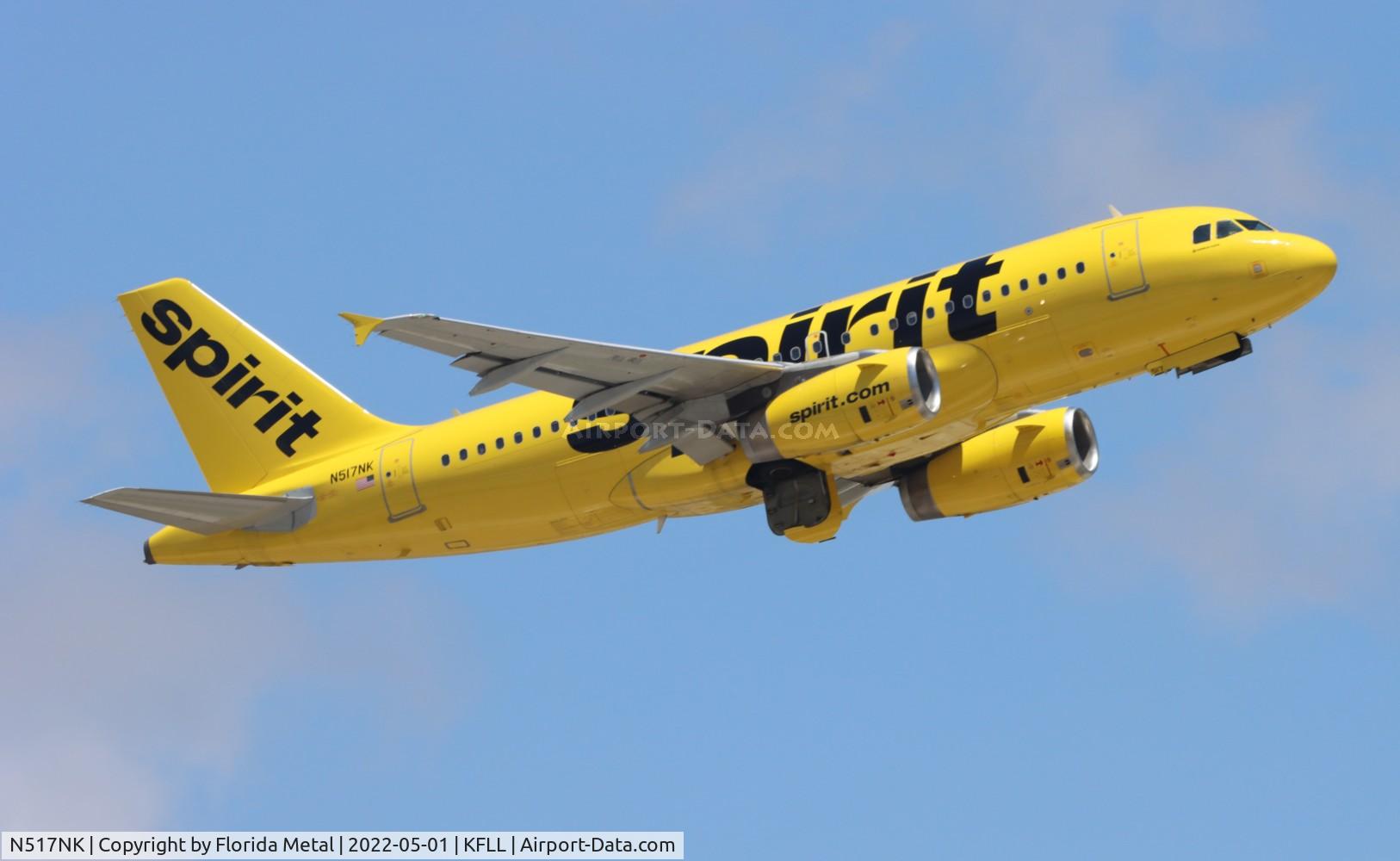 N517NK, 2006 Airbus A319-132 C/N 2711, FLL 2022