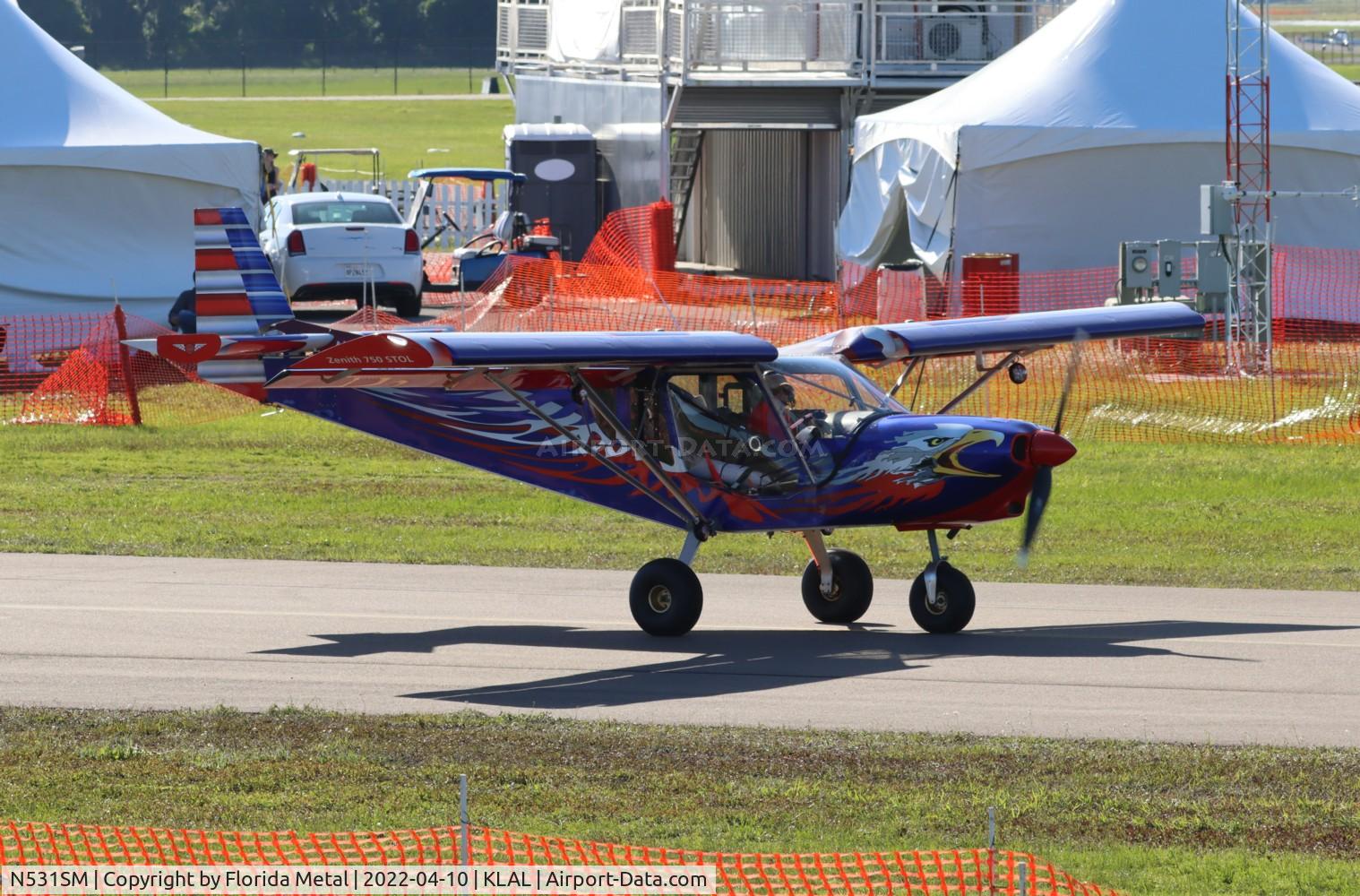 N531SM, 2018 Zenith STOL CH-750 C/N 75-7662, Sun N Fun 2022 LAL