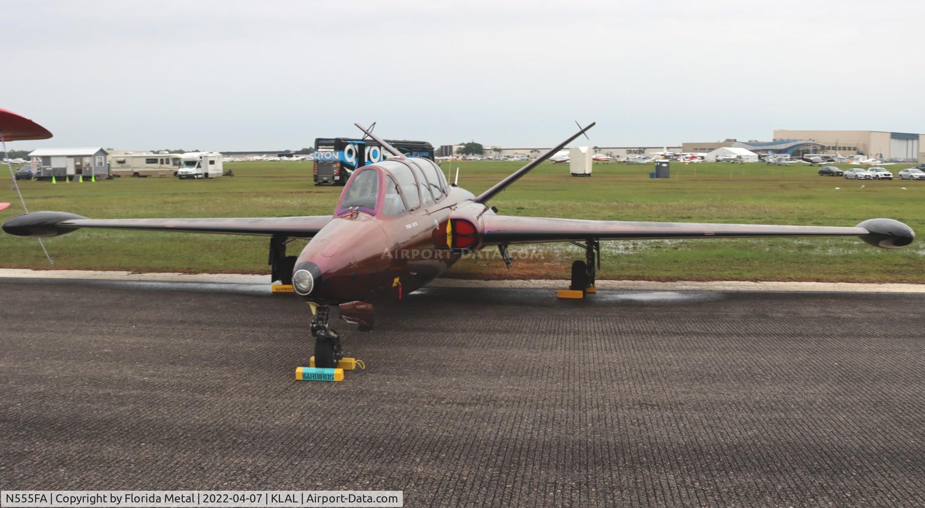 N555FA, 1968 Fouga CM-170 Magister C/N 555, Sun N Fun 2022 LAL