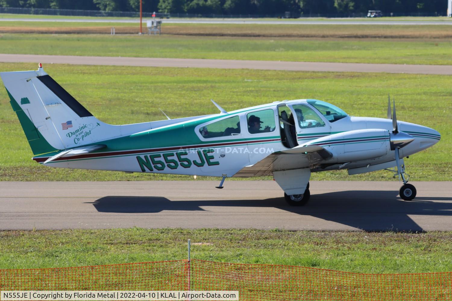 N555JE, 1970 Beech 95-B55 (T42A) Baron C/N TC-1329, Sun N Fun 2022
