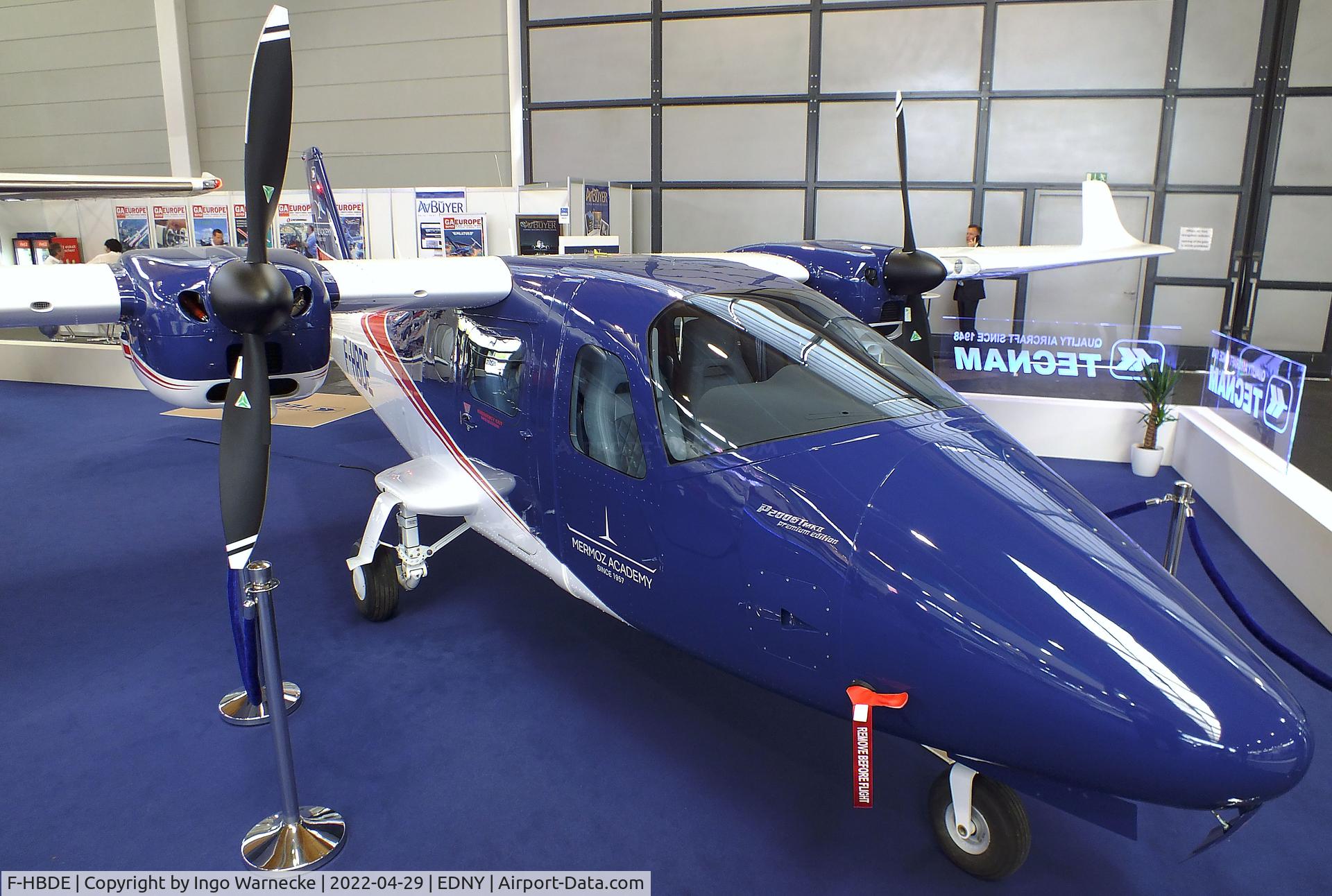 F-HBDE, Tecnam P-2006T Mk II C/N not found_F-HBDE, Tecnam P2006T Mk II at the AERO 2022, Friedrichshafen