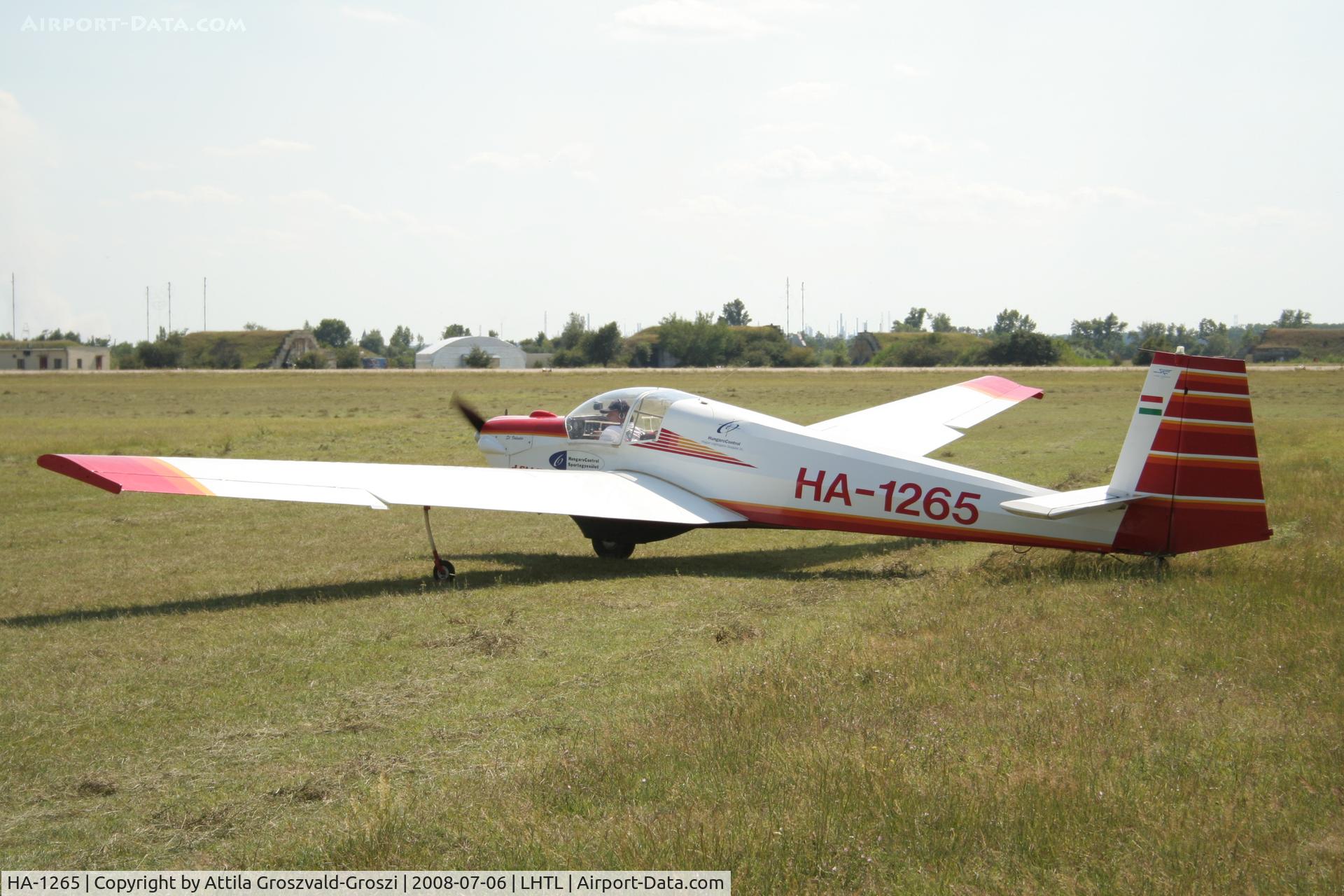 HA-1265, Aeronautica Umbra SF 25 D Falke C/N AU 008 D, LHTL - Tököl Airport, Hungary