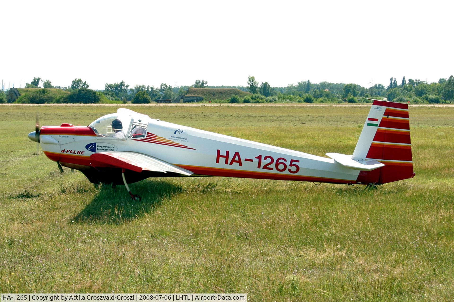 HA-1265, Aeronautica Umbra SF 25 D Falke C/N AU 008 D, LHTL - Tököl Airport, Hungary