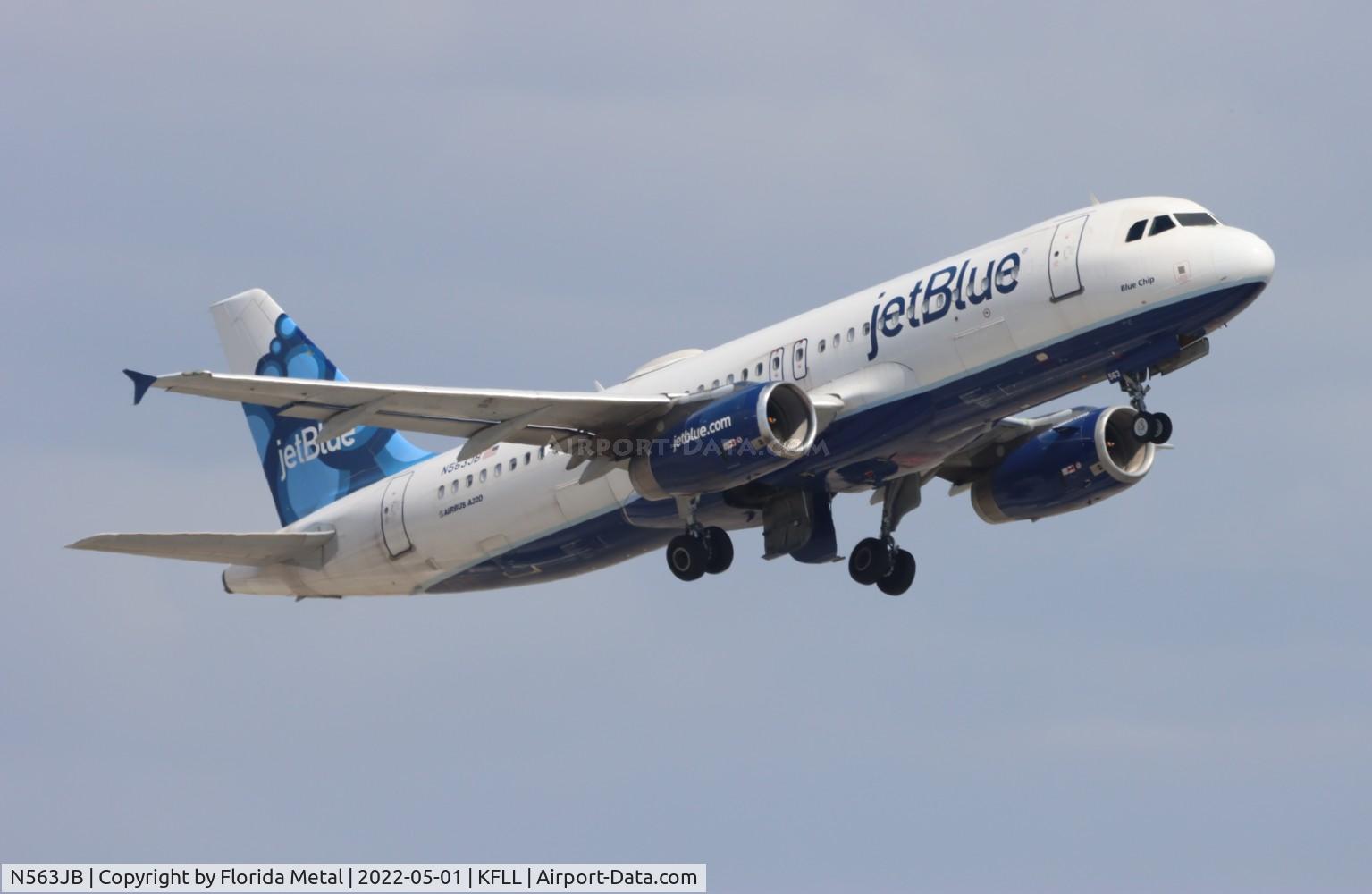 N563JB, 2003 Airbus A320-232 C/N 2006, FLL 2022