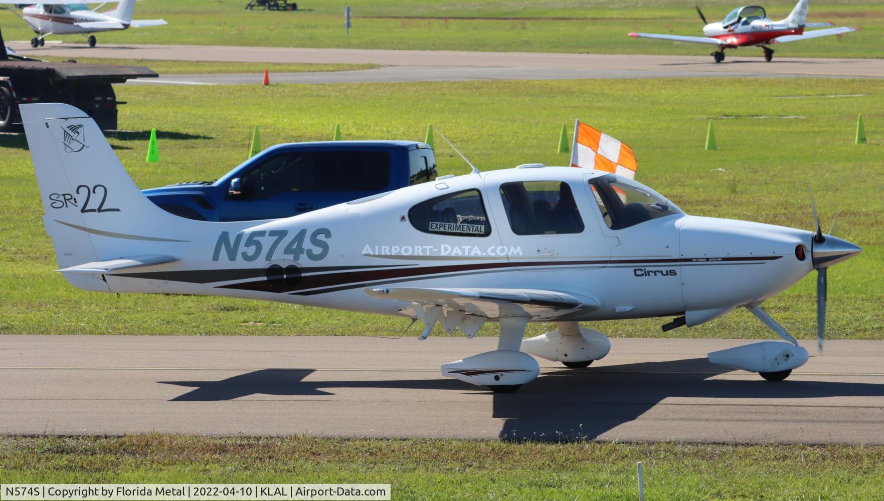 N574S, 2002 Cirrus SR22 C/N 0343, Sun N Fun 2022 LAL