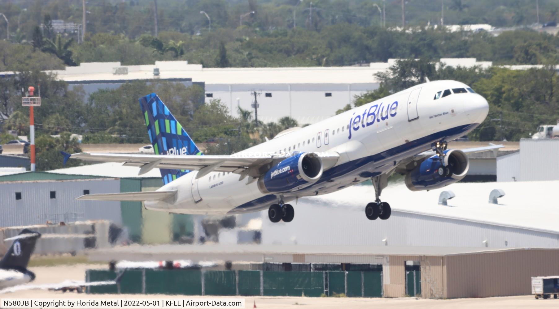 N580JB, 2003 Airbus A320-232 C/N 2136, FLL 2022