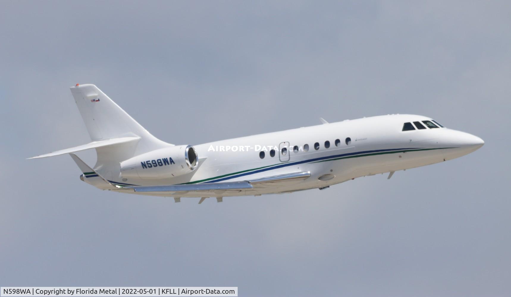 N598WA, 2003 Dassault Falcon 2000 C/N 210, FLL 2022