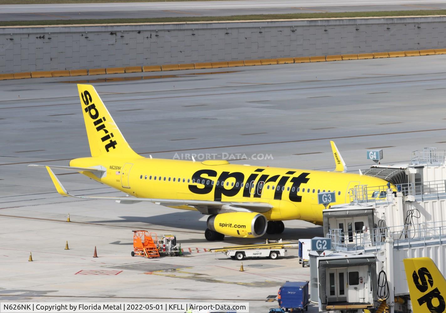 N626NK, 2014 Airbus A320-232 C/N 5999, FLL 2022