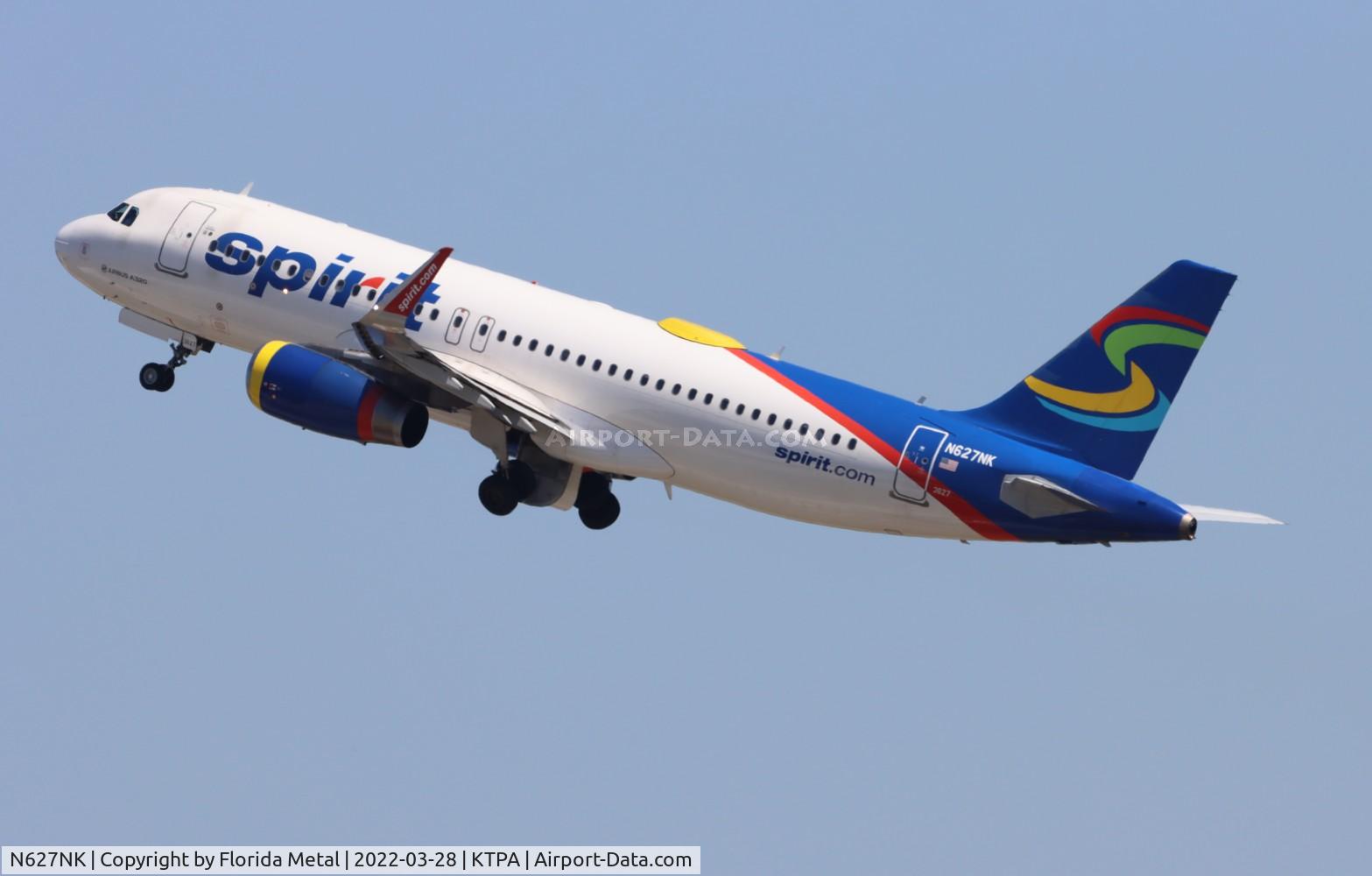 N627NK, 2014 Airbus A320-232 C/N 6082, TPA 2022