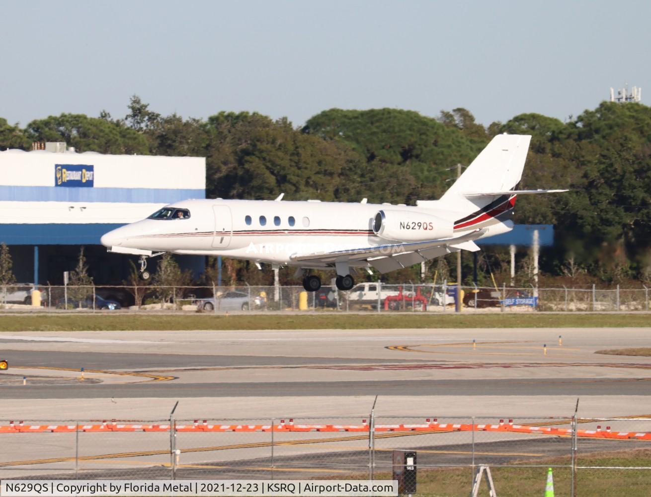 N629QS, 2021 Cessna 680A Citation Latitude C/N 680A0269, SRQ 2021